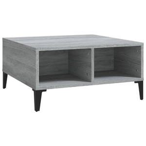 vidaXL, vidaXL Couchtisch Grau Sonoma 60x60x30 cm Holzwerkstoff