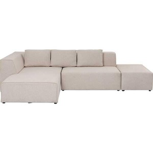 Kare Design, Ecksofa Infinity Ottomane Creme Links, Ecksofa Infinity Ottomane Creme Links