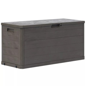 Diverse Hardware, Garten-Aufbewahrungsbox 280 L Braun, vidaXL Garten-Aufbewahrungsbox 280 L Braun