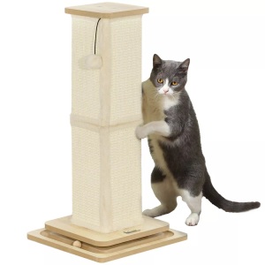 PawHut, PawHut - Kratzstamm, One Size, Eiche, PawHut - Kratzstamm, One Size, Eiche