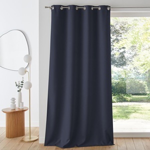 LA REDOUTE INTERIEURS, Verdunkelungsvorhang Voda Mit Ösenaufhängung Unisex Blau 140 x 250 cm, 