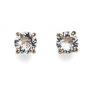 Oliver Weber Collection, Ohrstecker Brilli Damen Goldrosa ONE SIZE, 