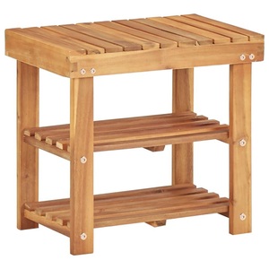 vidaXL, vidaXL Schuhregal 50×32×45 cm Massivholz Akazie