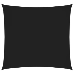 vidaXL, vidaXL Sonnensegel Oxford-Gewebe Quadratisch 3x3 m Schwarz, vidaXL Sonnensegel Oxford-Gewebe Quadratisch 3x3 m Schwarz