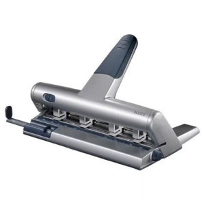Leitz, Leitz Mehrfachlocher 5114-00-84 max. Anzahl der Blätter:30 Bl. (80 g/m²) Anzahl der Stanzsegmente:4 Silber 1 St., Leitz Mehrfachlocher, Akto, silber, 4-6/6mm, 3mm, 30Blatt, A6-A2, 51140084