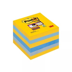 POST-IT, POST-IT Super Sticky Notes 76x76mm 654-6SS-NY New York 4 Farben 6 x 90, 3M Post-it Super Sticky Notes, 76mm x 76mm, New York, 654-6SS-NY, (4 Farben, 6 x 90 Blatt)
