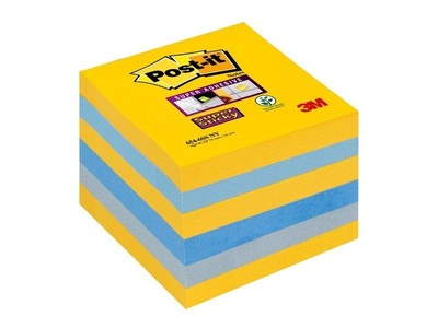 POST-IT, POST-IT Super Sticky Notes 76x76mm 654-6SS-NY New York 4 Farben 6 x 90, 3M Post-it Super Sticky Notes, 76mm x 76mm, New York, 654-6SS-NY, (4 Farben, 6 x 90 Blatt)
