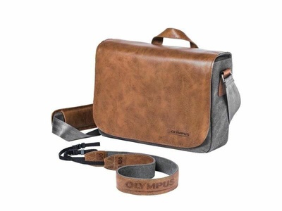 Olympus, Kameratasche Olympus Olympus OM-D Messenger Leder Tasche inkl, 