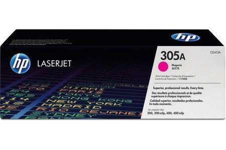 Hp, Original Tonerpatrone magenta HP No. 305A, CE413A, Hewlett Packard Toner, rot, No.305A, CE413A, (2'600 Seiten)