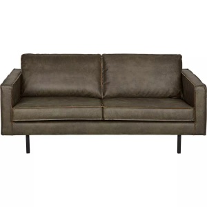 mutoni casual, Sofa Rodeo 2.5 Sitzer Army, Sofa Rodeo 2.5-Sitzer Recycling Leder Army 190
