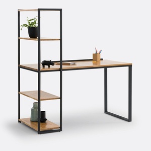 LA REDOUTE INTERIEURS, Schreibtisch Hiba mit Bücherregal Schreibtisch Hiba mit Bücherregal