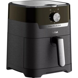 Tefal, TEFAL EY5018 - Heissluftfritteuse (Schwarz/Edelstahl), TEFAL EY5018CH Easy Fry & Grill Classic - Heissluftfritteuse (Schwarz/Edelstahl)