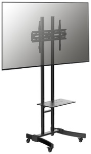 MID.YOU, MID.YOU Tv-rack , B-Ms 190 , Schwarz , Metall , 76x174x66 cm , 000657019802, VCM - Universal TV Standfuß Ständer Fernseh Wagen Fernsehständer Möbel B-MS 190, 75 CM, Schwarz