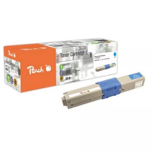 Peach, Peach Tonermodul cyan kompatibel zu OKI 44973535, Peach O4496/47/97 Toner cy ersetzt OKI 44973535 für z.B. OKI C 301 DN, OKI C 321 DN, OKI MC 332 DN, OKI MC 340, OKI MC 342 DN, OKI MC 342 DNW