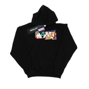 Marvel, Collage Logo Kapuzenpullover Unisex Schwarz XXL, MARVEL - Kapuzenpullover, für Damen, Schwarz, Größe XXL