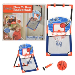 vidaXL, vidaXL Kinder Basketball-Set Multifunktional für Boden und Wand, vidaXL Kinder Basketball-Set Multifunktional für Boden und Wand