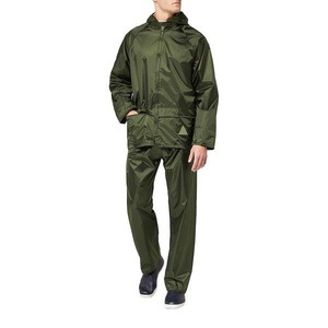 Result, Result Regenjacke »Herren Regenanzug bestehend aus und Regenhose, wasserdicht«, Result - Regenanzug bestehend aus Regenjacke und Regenhose, wasserdicht, für Herren, Olivegrün, Größe XL