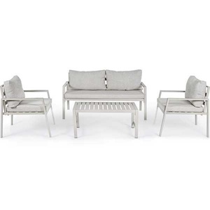 mutoni Garten Deluxe, Garten Sitzgruppe Lorillard mit Kissen elfenbein (4-teilig), Garten Sitzgruppe Lorillard mit Kissen elfenbein (4-teilig)