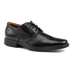 CLARKS, Clarks Schnürschuh »Tilden_Plain«, Tilden Plain-7 Herren Schwarz 41