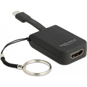 Delock, DeLock Adapter USB Type-C - HDMI 4K, 30Hz, Delock Adapter USB Type-C ? HDMI 4K, 30Hz, mit Schlüsselanhänger