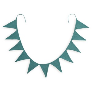 LA REDOUTE INTERIEURS, Wimpelgirlande Kumla Unisex Grün ONE SIZE, 