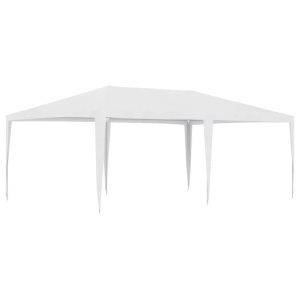 vidaXL, vidaXL Partyzelt 4 x 6 m Weiß, VidaXL - Partyzelt polyethylen, One Size, Weiss
