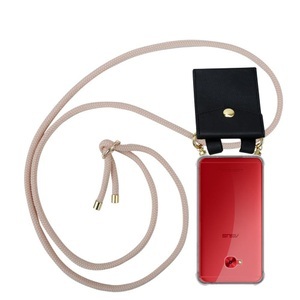 Cadorabo, Handy Kette für Asus ZenFone 4 Selfie PRO Silikon mit Gold Ringen, 