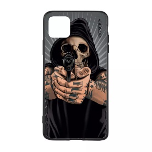 GUSCIO, iPhone 12 / 12 Pro - Cover Hände hoch, GUSCIO - iPhone 12 / Pro Cover, Schwarz Bedruckt