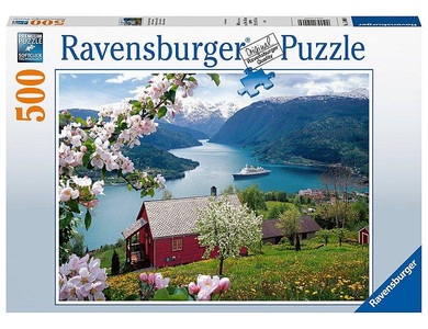 Ravensburger, Ravensburger Puzzle - Bezaubernde Meerjungfrau, 500 Teile, Puzzle Skandinavische Idylle 500 Teile