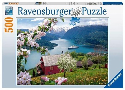 Ravensburger, Ravensburger Puzzle - Bezaubernde Meerjungfrau, 500 Teile, Puzzle Skandinavische Idylle 500 Teile