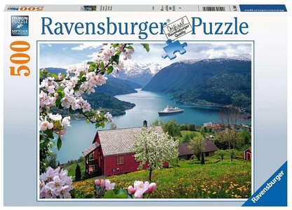 Ravensburger, Ravensburger Puzzle - Bezaubernde Meerjungfrau, 500 Teile, Puzzle Skandinavische Idylle 500 Teile