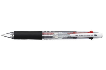 uni-ball, UNI-BALL Jetstream 4 Farben 0.7mm SXE4-500-07T transparent