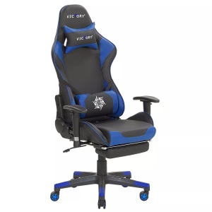 Beliani, Bürostuhl aus Kunstleder Modern VICTORY Bürostuhl aus Kunstleder Modern VICTORY, Beliani - Gaming Stuhl aus Kunstleder Retro VICTORY, One Size, Schwarz