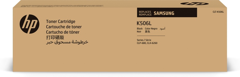 Samsung, Samsung CLT-K506L Schwarz Tonerkartusche mit hoher Reichweite, Samsung Toner, schwarz, CLT-K506L, (6'000 Seiten)