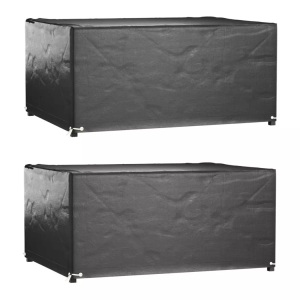 vidaXL, vidaXL Gartenmöbel-Abdeckungen 2 Stk. 8 Ösen 160x120x75 cm Rechteckig, vidaXL Gartenmöbel-Abdeckungen 2 Stk. 8 Ösen 160x120x75 cm Rechteckig