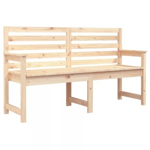 vidaXL, vidaXL Gartenbank 159,5x48x91,5 cm Massivholz Kiefer, vidaXL Gartenbank 159,5x48x91,5 cm Massivholz Kiefer