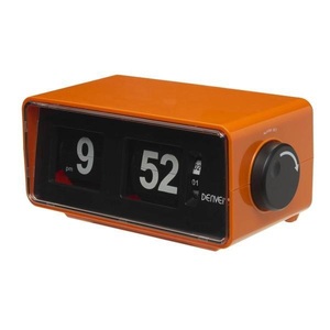 DENVER®, Radiowecker mit analogen Flipzahlen, eStore - Radiowecker, Retro UKW Orange