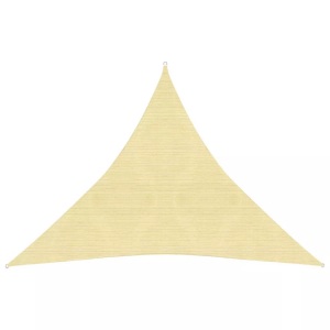vidaXL, vidaXL Sonnensegel 160 g/m² Beige 4,5x4,5x4,5 m HDPE, vidaXL Sonnensegel 160 g/m² Beige 4,5x4,5x4,5 m HDPE
