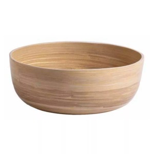 nuts, Bambus Schüssel M Natur 18x7cm, Nuts Innovations - Bowl Bambus M natur, One Size, Braun