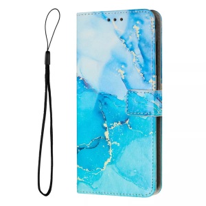 Cover-Discount, Cover-Discount - Xiaomi 15 Hülle mit Marble Motiv, Blau