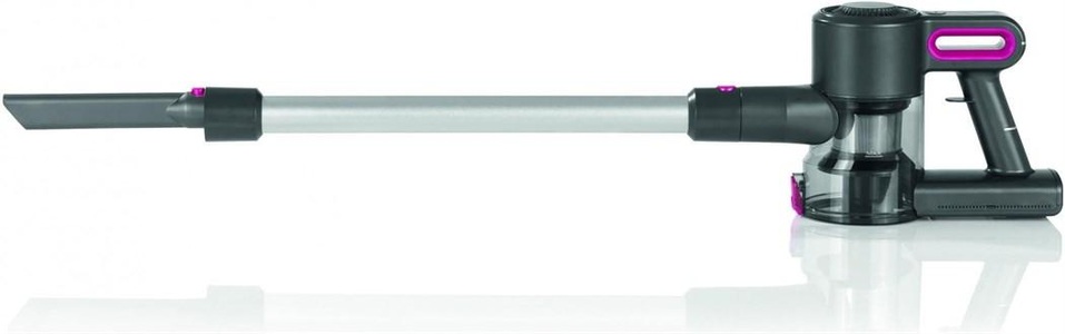 Maxxmee, Maxxmee Akku-Zyklon-Staubsauger 22.2 V Beutellos, MAXXMEE Akku-Hand- und Stielsauger Zyklon 22.2 V, Anthrazit/Pink