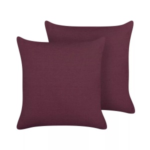 Beliani, Kissen 2er Set aus Leinen Modern SAGINA Kissen 2er Set aus Leinen Modern SAGINA, 