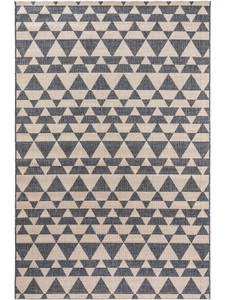 Benuta, In- & Outdoor-Teppich River Beige/Blau In- & Outdoor-Teppich River Beige/Blau, 