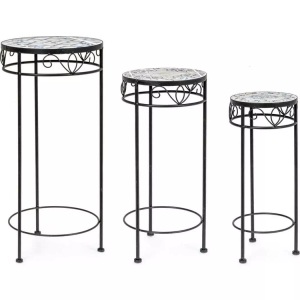 mutoni lifestyle, Beistelltische Erice rund (3er-Set), Beistelltische Erice rund (3er-Set)