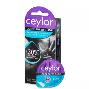 Ceylor, ceylor Large Super Glide Präservativ (9 Stück), Ceylor Kondome Large Super Glide (9 Stk)