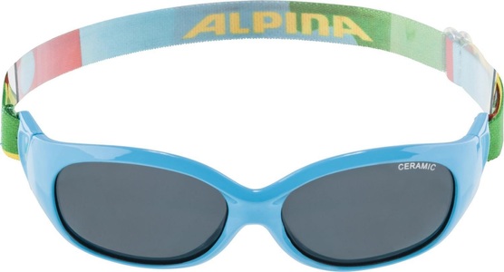 Alpina, Alpina SPORTS FLEXXY Kids Sportbrille - green-puzzle black, Alpina SPORTS FLEXXY Kids Sonnenbrillen - cyan-puzzle black
