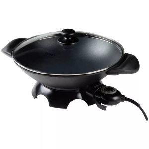 Domo, Domo Do8708W für 4 Personen Wok, Domo DO8708W elektrischer Wok schwarz