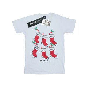 FRIENDS, Christmas Stockings Tshirt Mädchen Weiss 128, Friends - TShirt, 128, Weiss