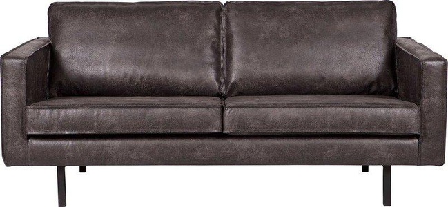 mutoni casual, Sofa Rodeo 2.5 Sitzer Schwarz, Sofa Rodeo 2.5-Sitzer Recycling Leder Schwarz 190