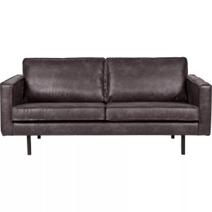 mutoni casual, Sofa Rodeo 2.5 Sitzer Schwarz, mutoni - Sofa, One Size, Schwarz
